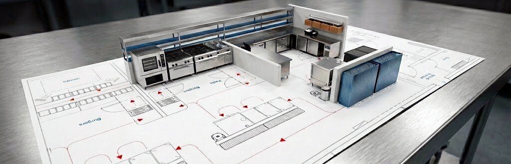 AVC 2D 3D MEP commercial kitchen design