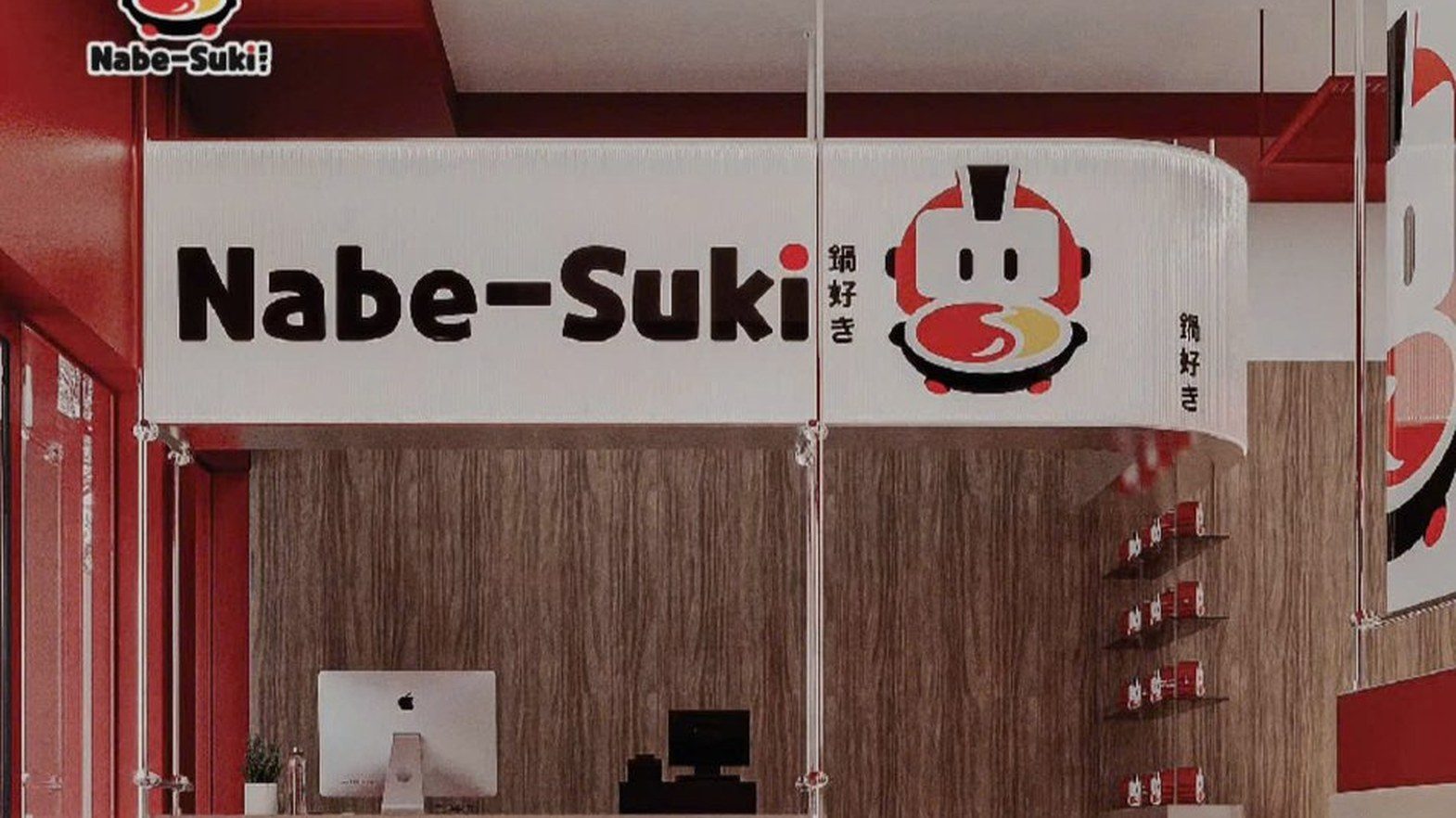 Nabe-Suki — AVC storefront and completed kitchen, 86 Pham Hung, Binh Hung, Ho Chi Minh City